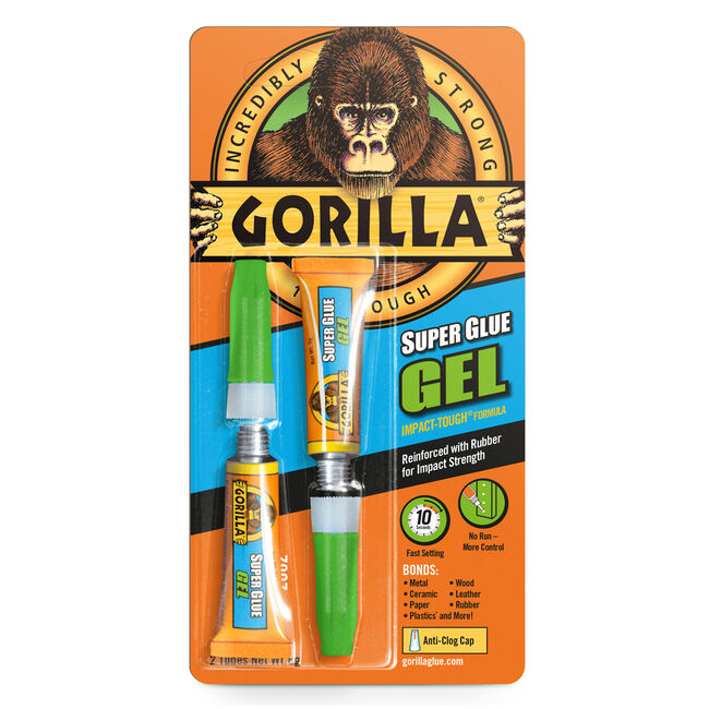 Gorilla Superglue Gel 2x3g