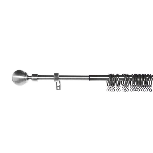 EXTENDABLE BALL 19mm 70-120cm Brushed Nickel