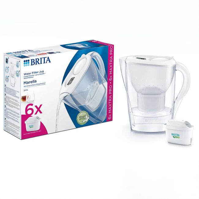 Brita Marella Cool White With 6 Maxtra PRO Filters