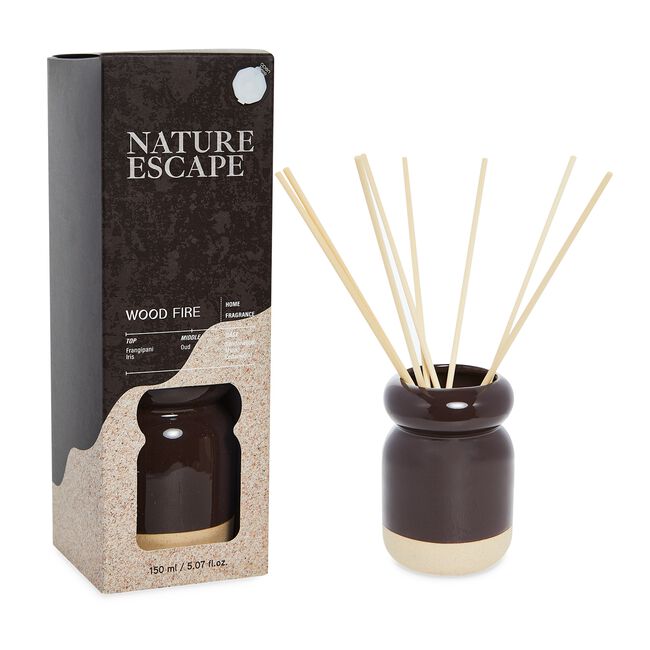 Nature Escape Wood Fire 150ml Reed Diffuser