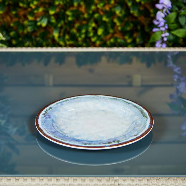 Summer Aqua Dinner Plate