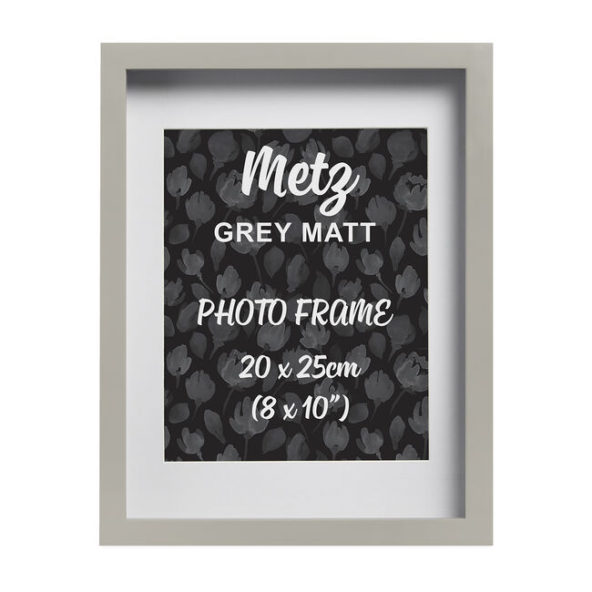 4X6 METZ GREY Matt Frame