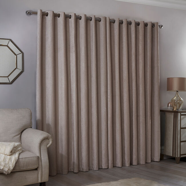 BLACKOUT & THERMAL TEXTURED NATURAL 66x54 Curtain