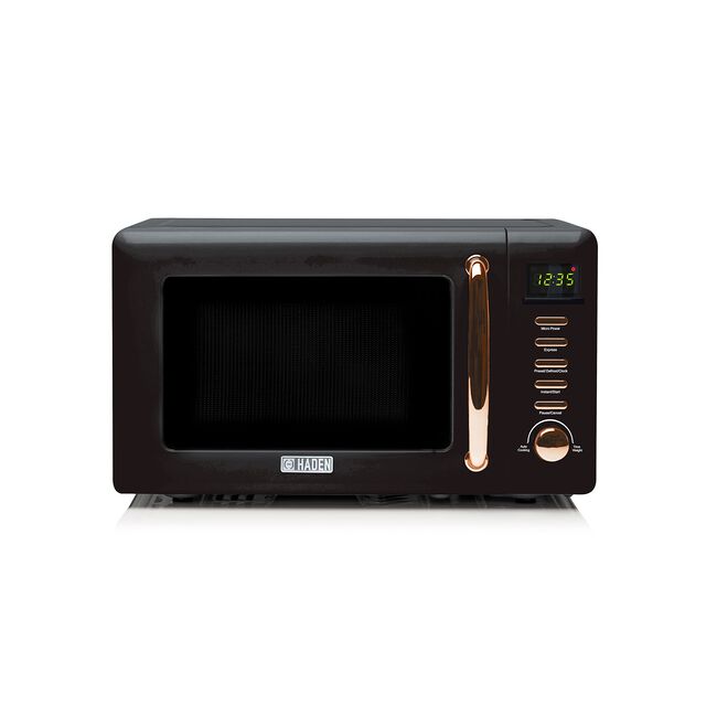 Haden 800W Black & Copper 20L Microwave