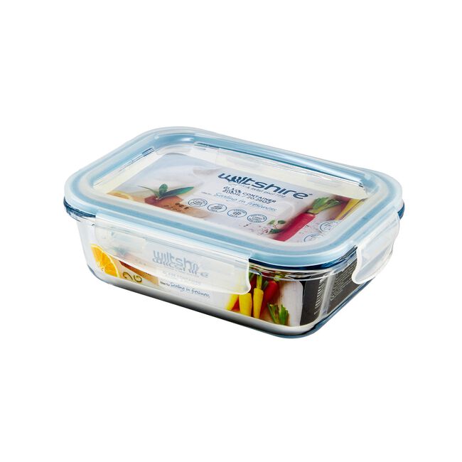 WILTSHIRE 600ml Rectangle Glass Container