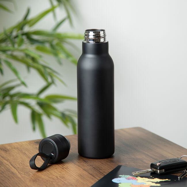 Bodygo Vacuum Sport Water Bottle Flask 480ml-Black