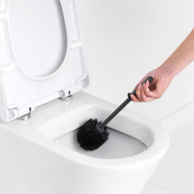 Brabantia Toilet Brush & Holder - Black