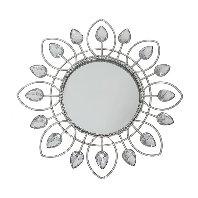 Set of Three Floral Mirrors