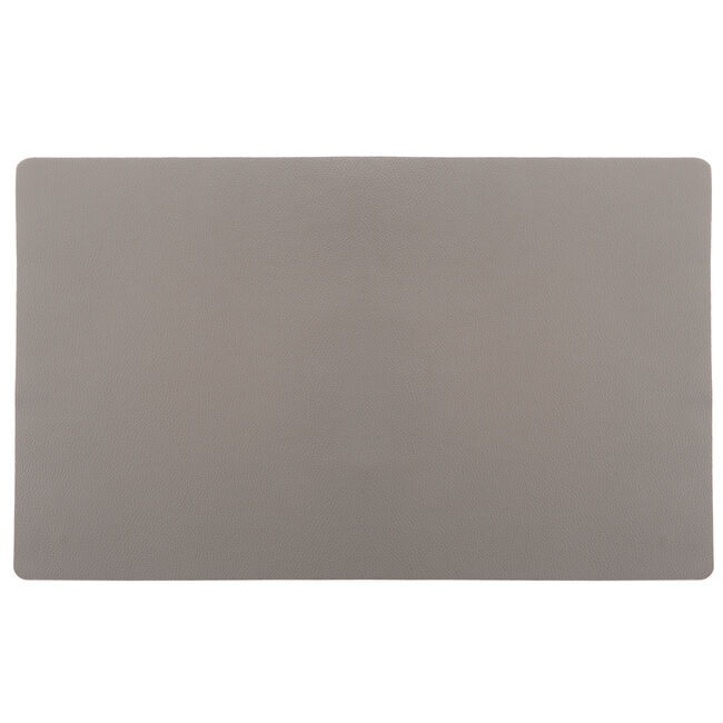 Leather Placemat - Grey