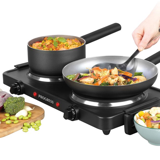 Progress Twin Burner Hot Plate