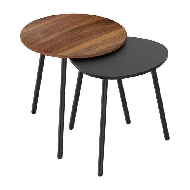 Urban Bronx Dual Style set of 2 Side Tables