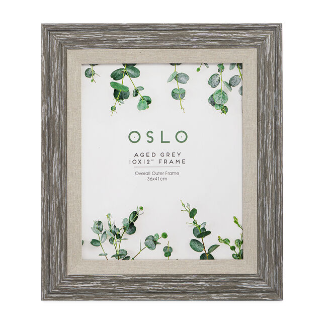 12x16 OSLO AGED GREY Frame 