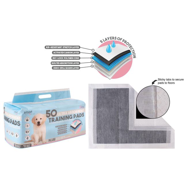 Premium Puppy Training Pads- 50 Pack