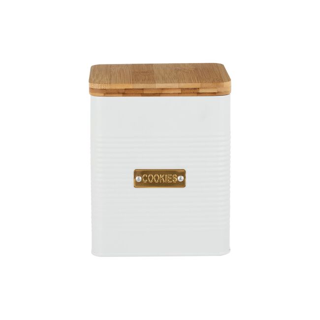 Typhoon Otto Square White Cookie Canister