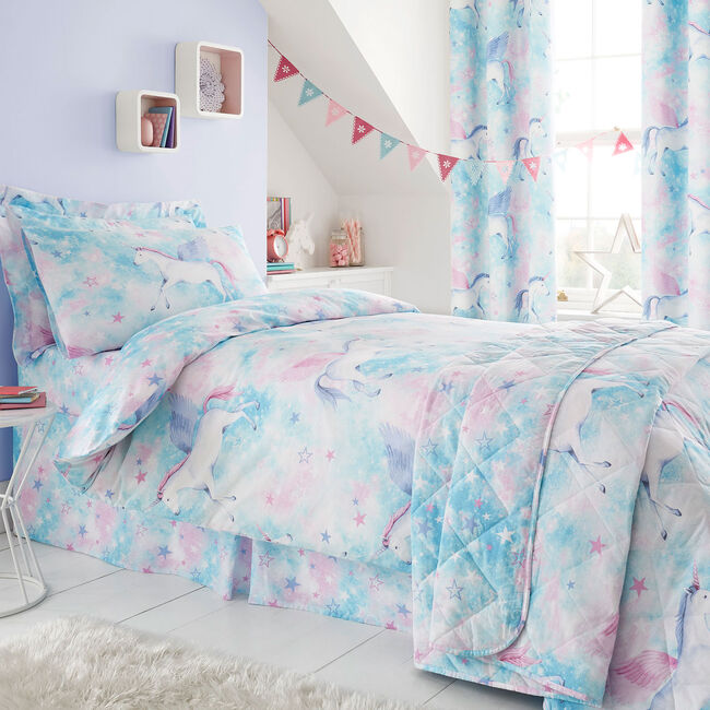 SINGLE DUVET COVER Mystical Unicorn