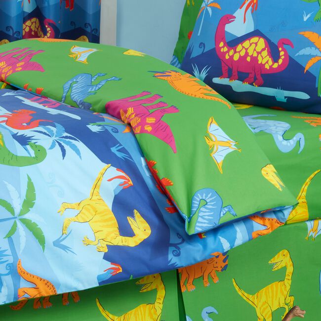 JUNIOR BED DUVET COVER Dino Crew