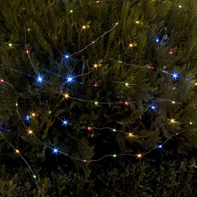 100 LED Multicolour Copper String Lights 