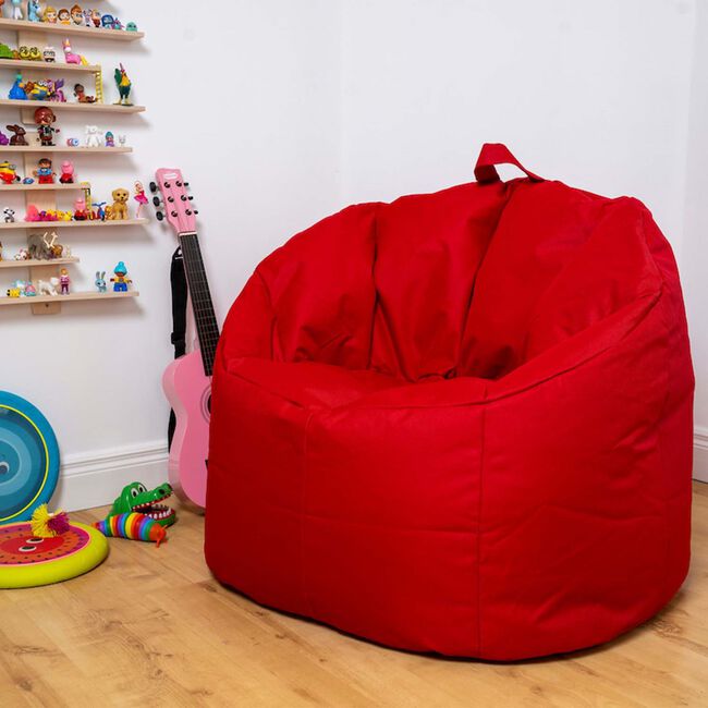 Snug Seat Bean Bag Chair - Red