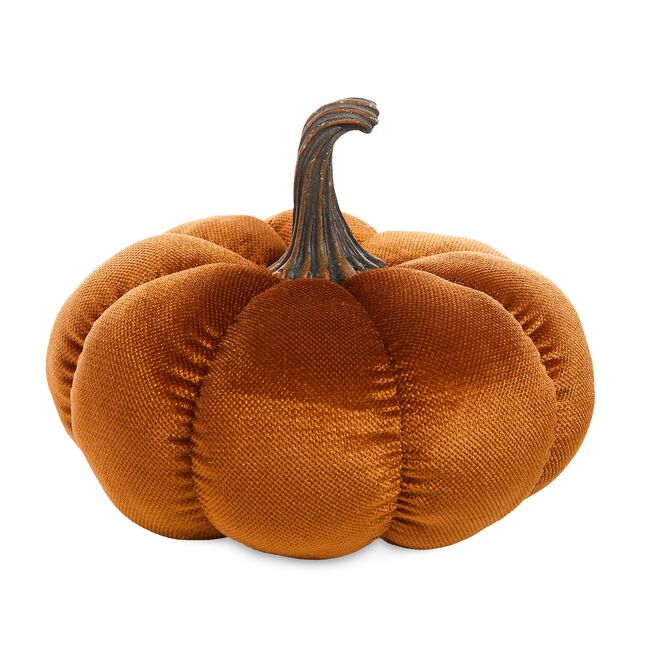 Large Decorative Plush Pumpkin