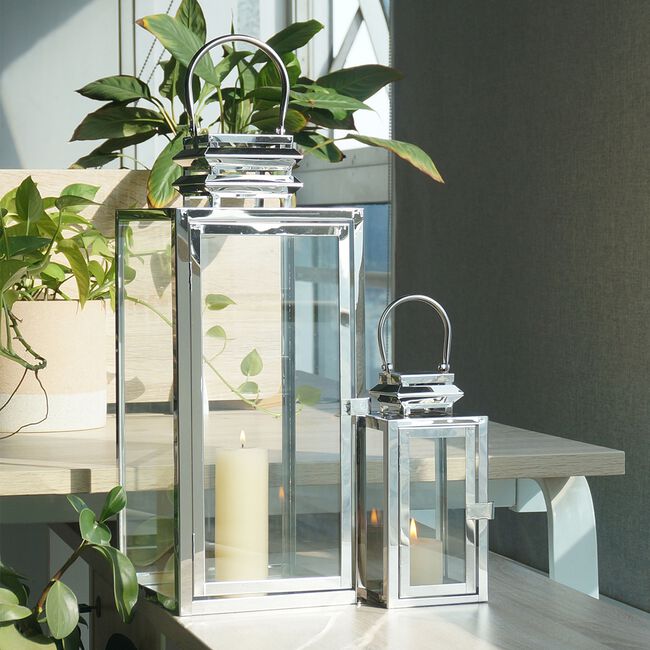 Classic Stainless Steel Small Lantern