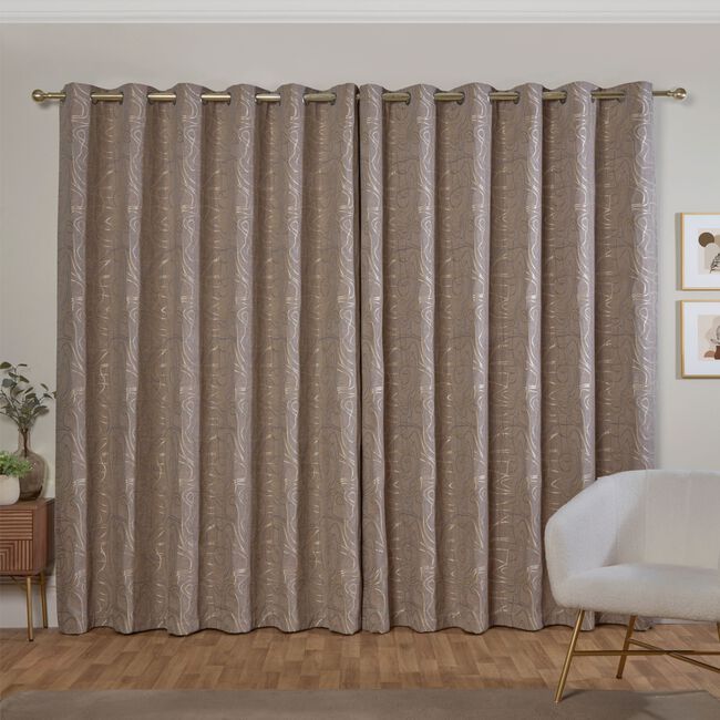 TOPOGRAPHY NATURAL 66x54 Curtain