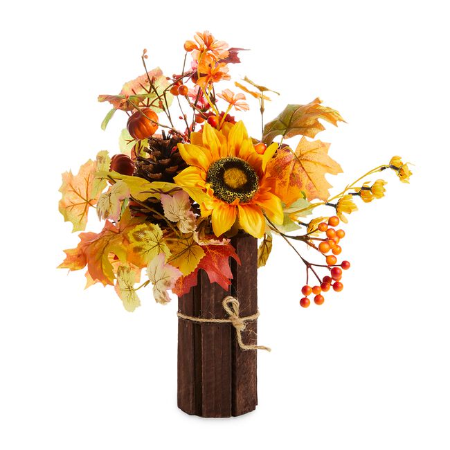 Autumn Sunflower Table Top Decor