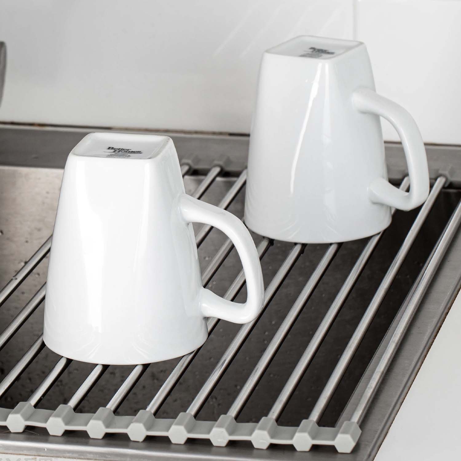 Grand Fusion Roll-Up Sink Drying Rack - Stainless Steel