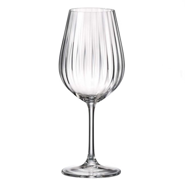 Bohemia Sarah Waterfall 6 520ml Red Wine Glasses