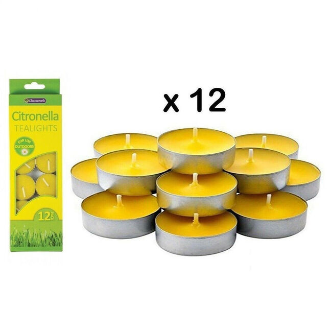 Chatsworth 12 Pack Citronella Tealights