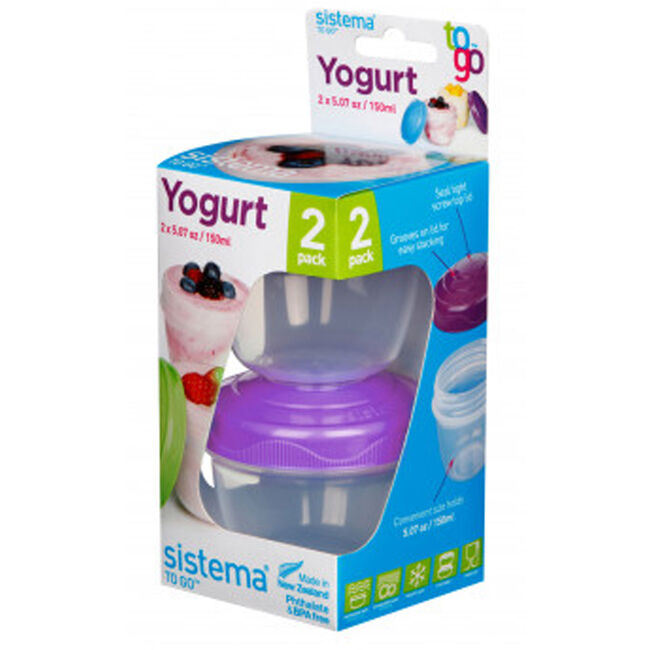 Sistema Yoghurt To Go Pots