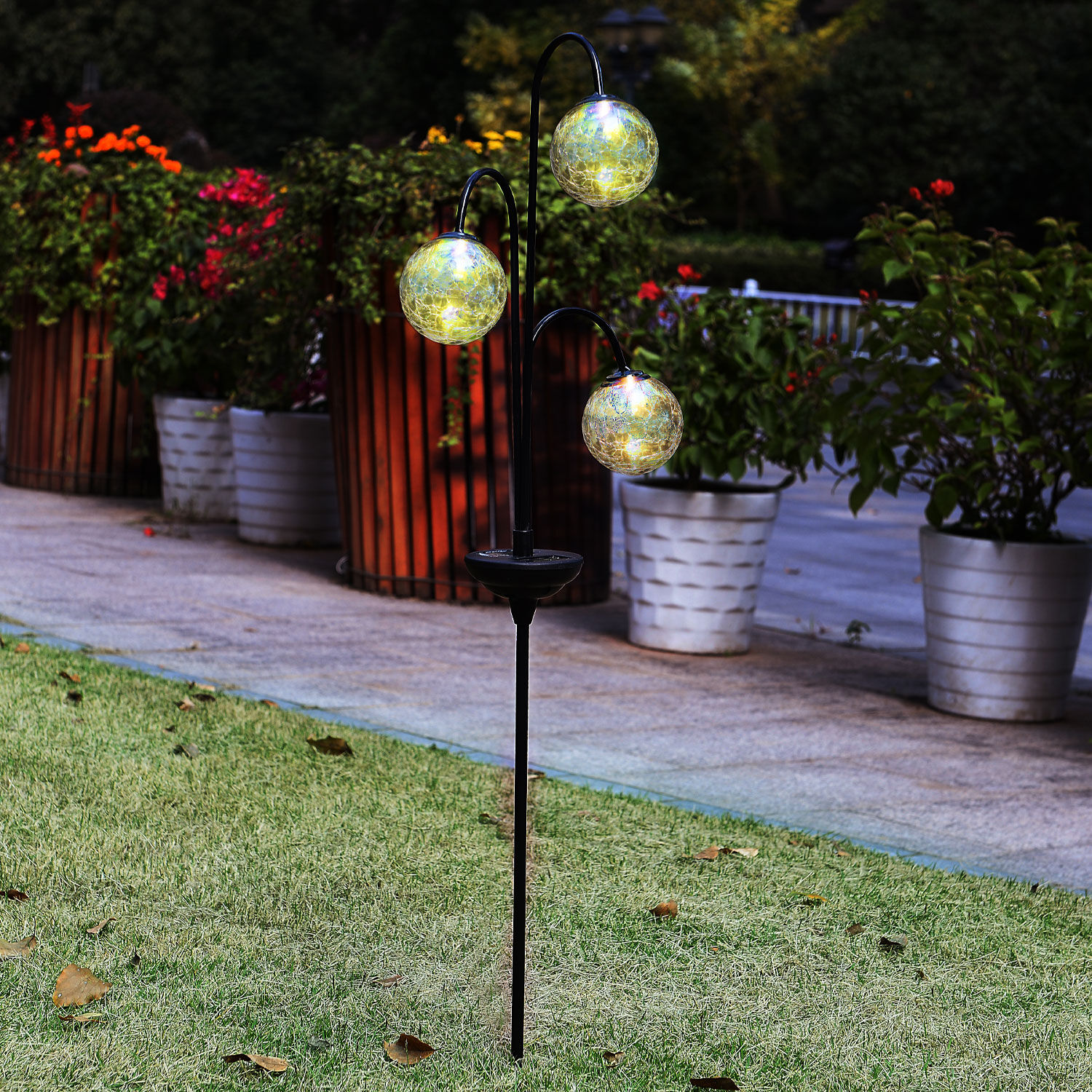 artful garden solar lights