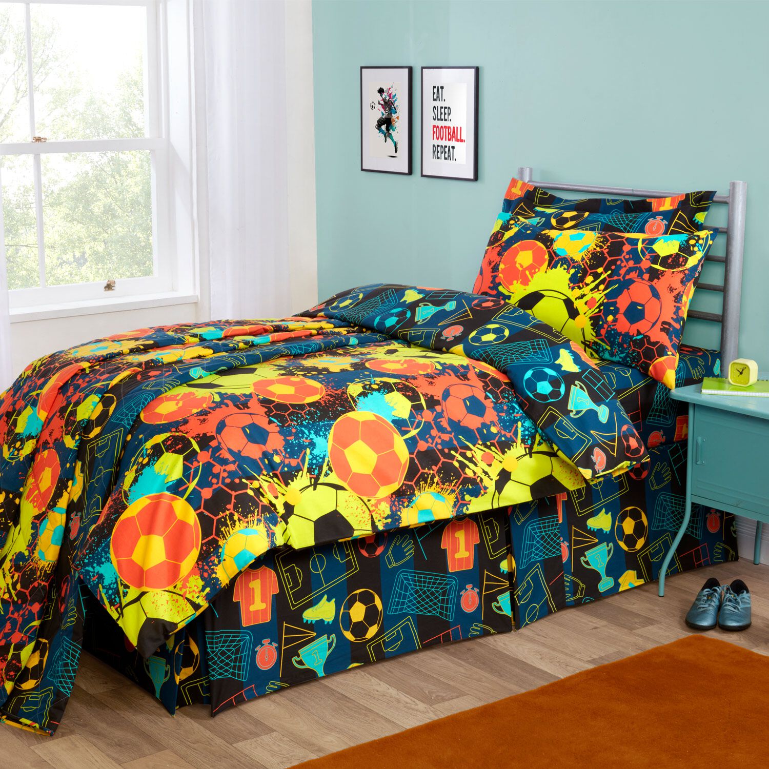 Football Splash Duvet Cover Set Home Store More