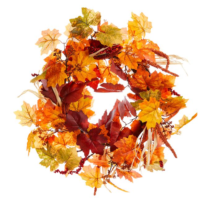 Autumn Maple Leaf Wreath