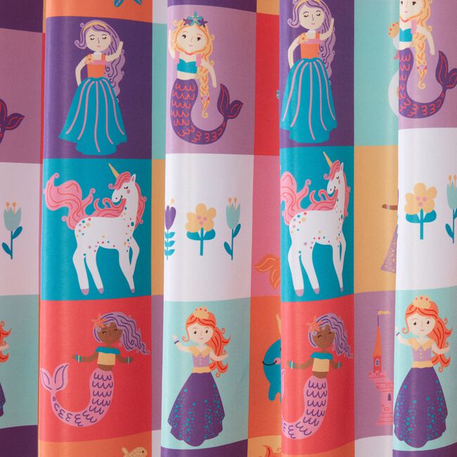 BLACKOUT & THERMAL PRINCESS MERMAID 66x54 Curtain