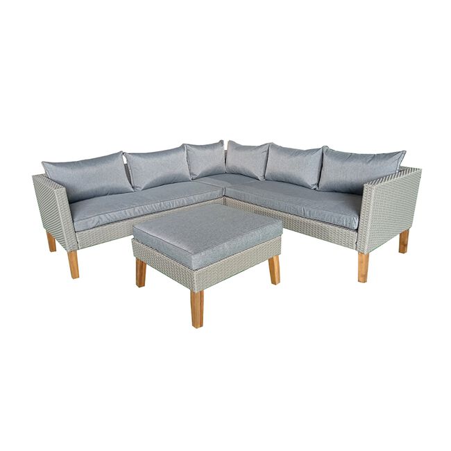 Marino Rattan Corner Sofa Garden Furniture Set