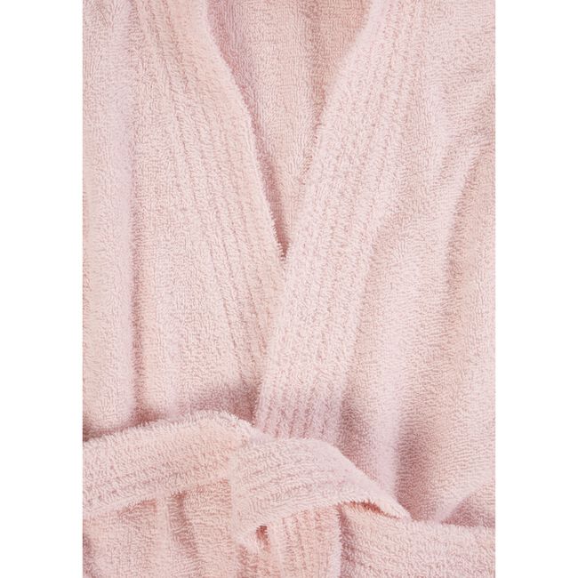 NICOLE DAY LADIES PINK COTTON MEDIUM Bathrobe