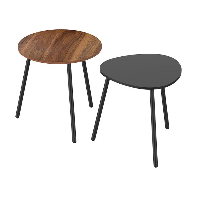 Urban Bronx Dual Style set of 2 Side Tables