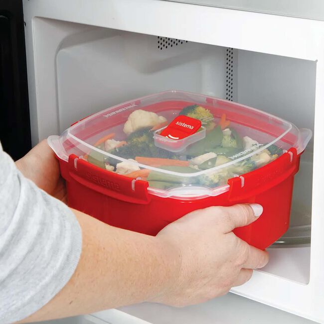 Klip It Microwave Steamer 3.2L Lunch Box 