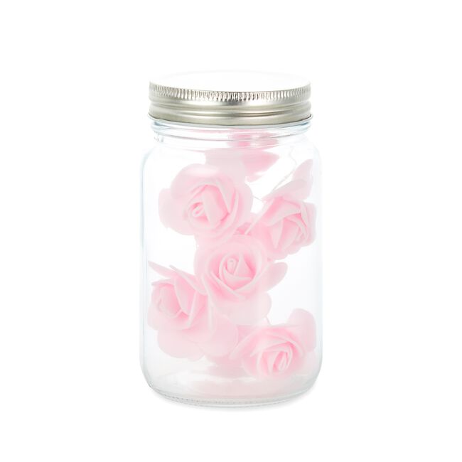 10 LED Glass Jar Flower Light