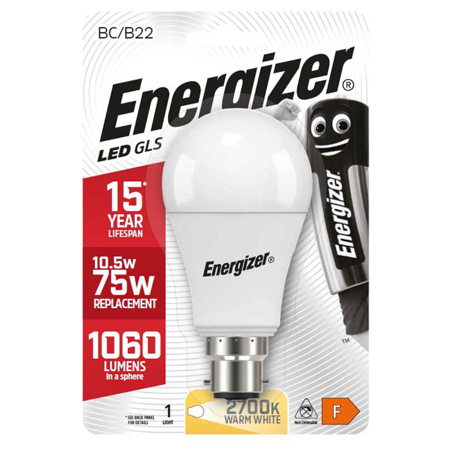 B22 led deals bulb warm white