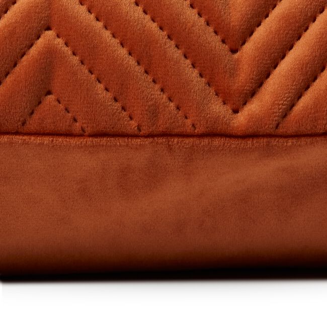 Triangle Stitch Cushion 58x58cm - Orange