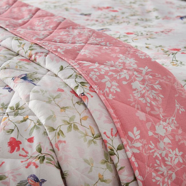 Annalise Bedspread 200cm x 220cm - Blush