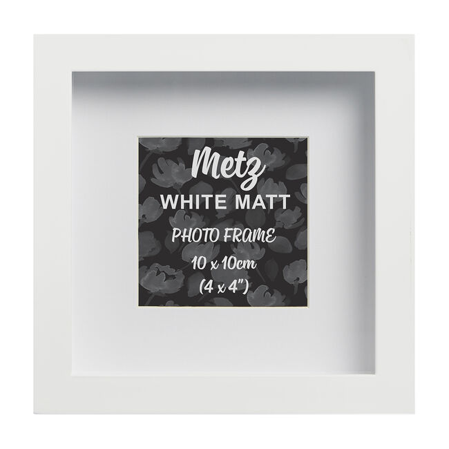 4X6 METZ WHITE Matt Frame