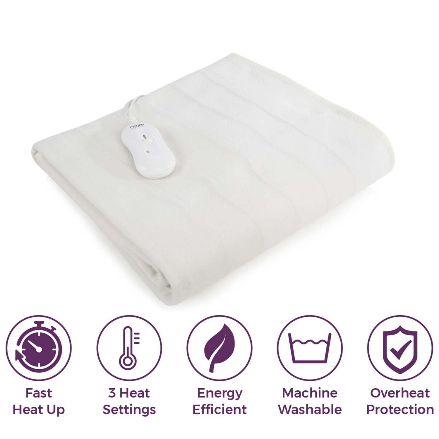 Single fitted electric discount blanket