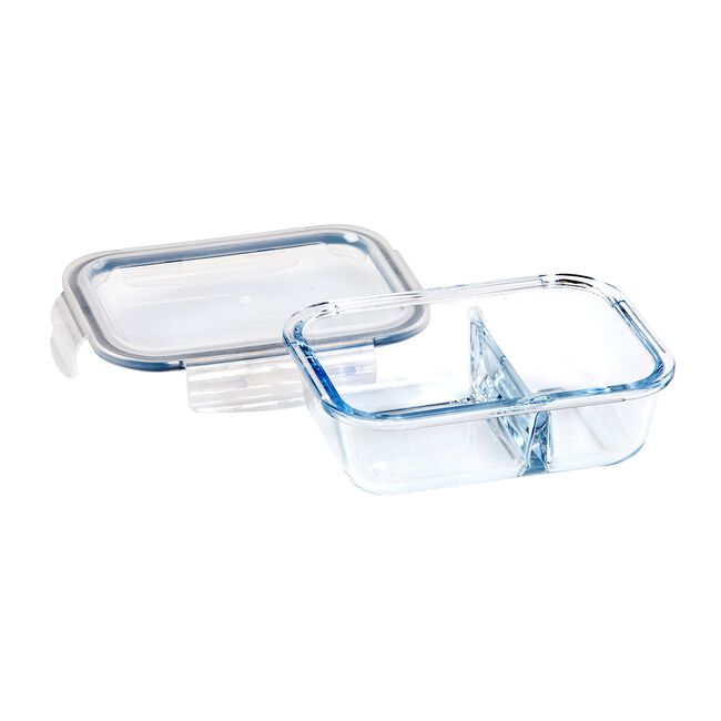 WILTSHIRE 600ml Rectangle Container with 2 Divider