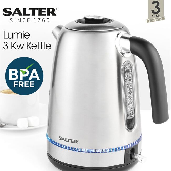 Salter Lumie 1.7L Rapid Boil Kettle