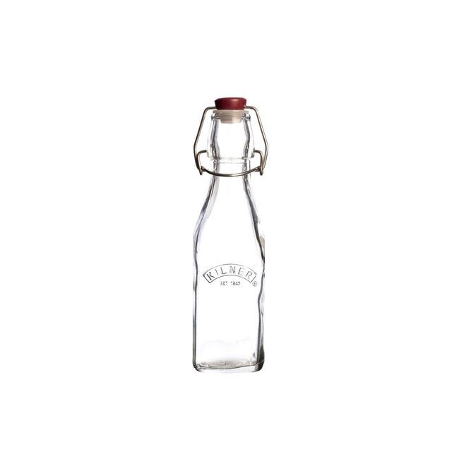 KILNER SQUARE 0.25L Cliptop Preserve Bottle