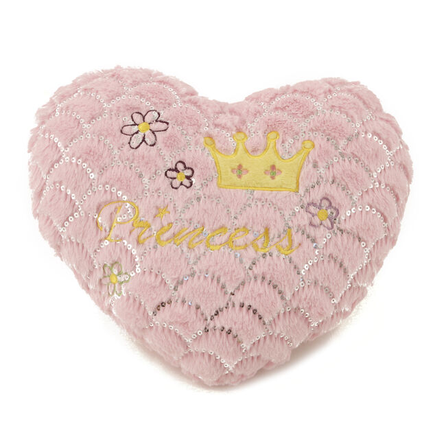 Pink Hearts Princess Cushion 40cm x 40cm - Pink