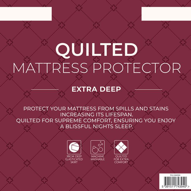QUILTED SINGLE Mattress Protector