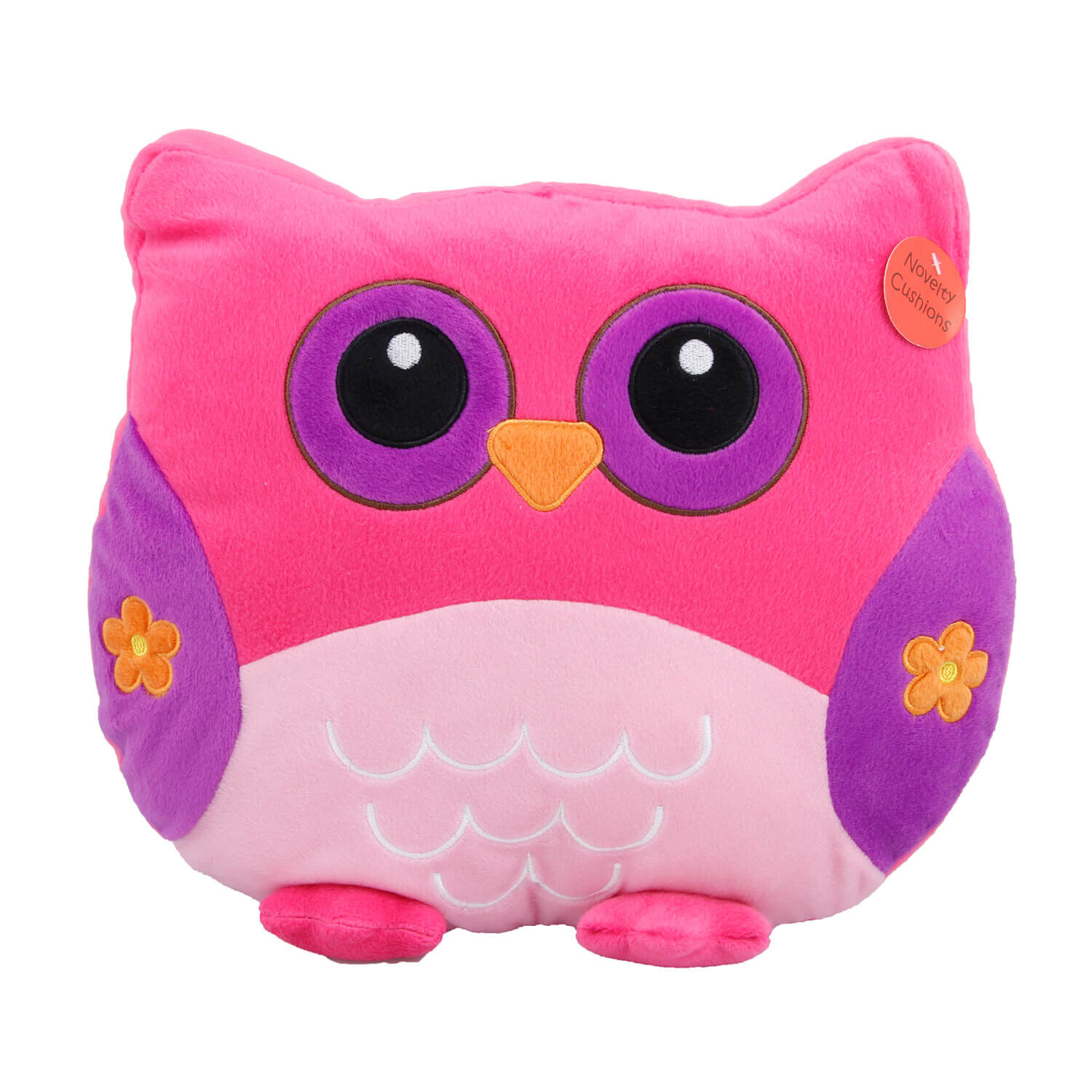 Owl Cushion 35cm x 35cm Pink